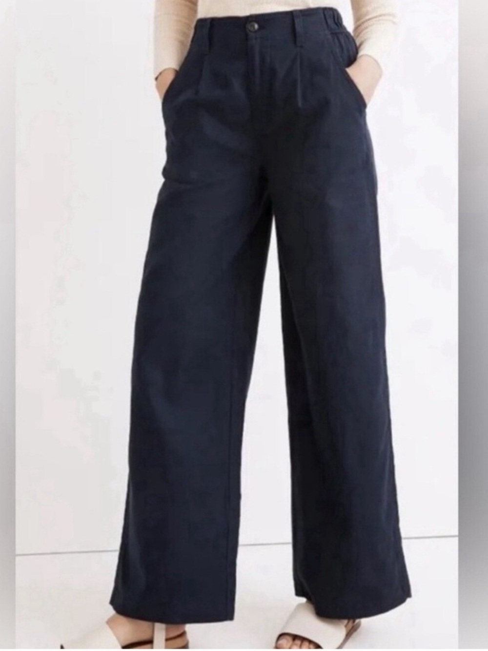 Commense Wide Leg Black Pants